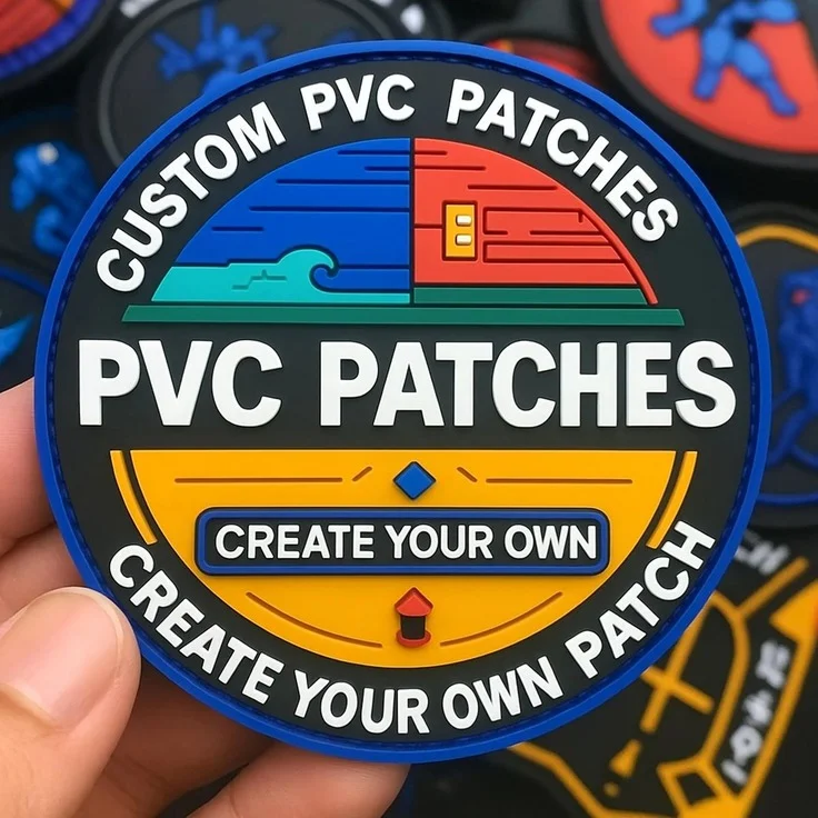Custom Branding Sample PVC Patch (Circular)