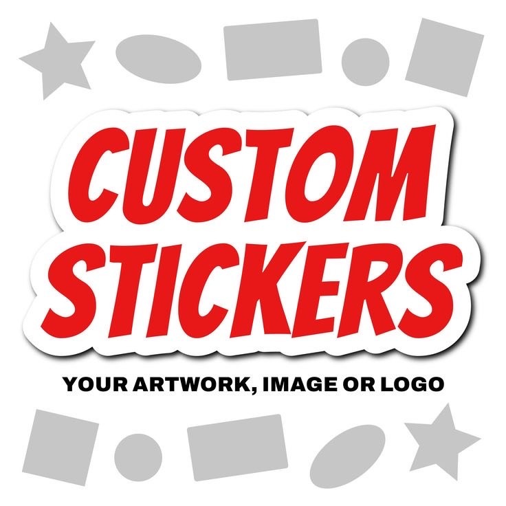 Custom Die-Cut Stickers – Your Design, Your Shape