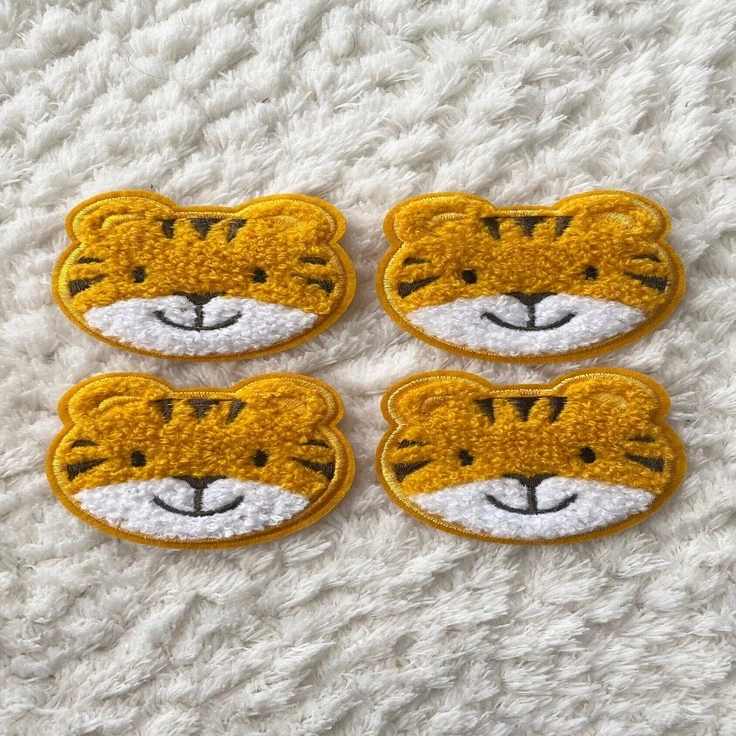 Cute Tiger Cub Chenille Patch