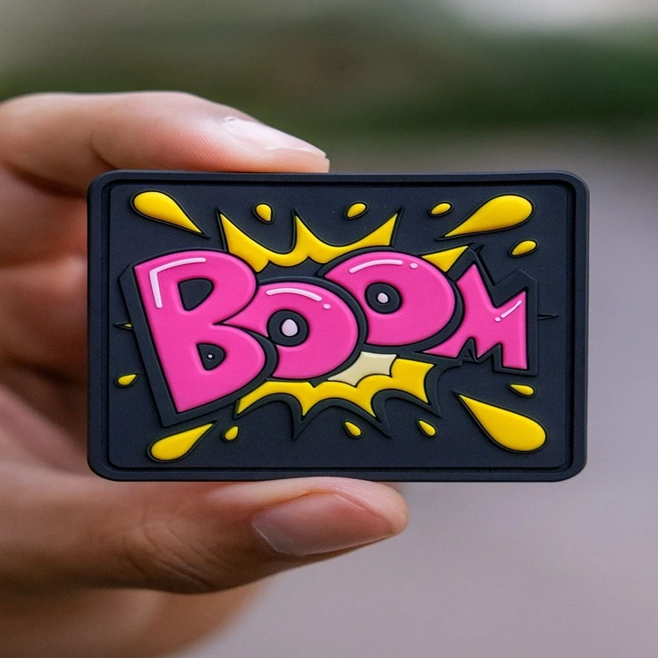 3D Effect Style Woven Patch