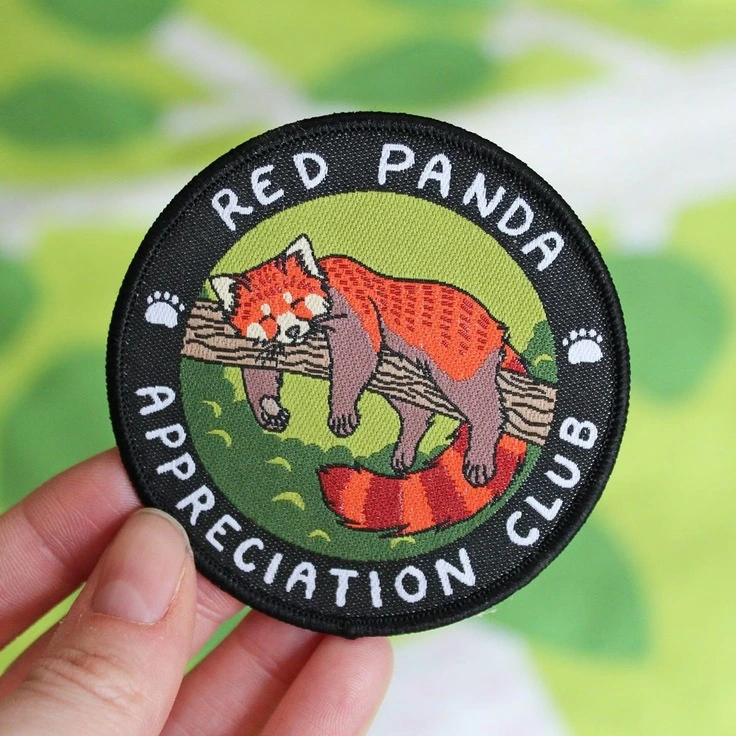 Premium Circular Wildlife Woven Patch
