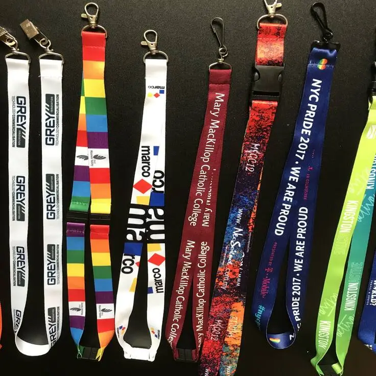 Premium Full-Color Sublimated Custom Lanyards