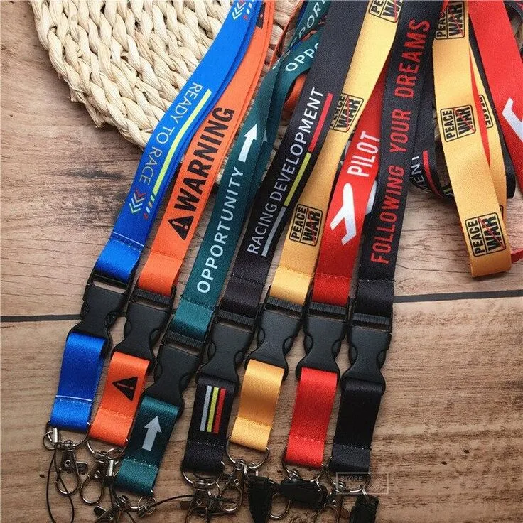 Custom Detachable Buckle Lanyards with Safety Breakaway